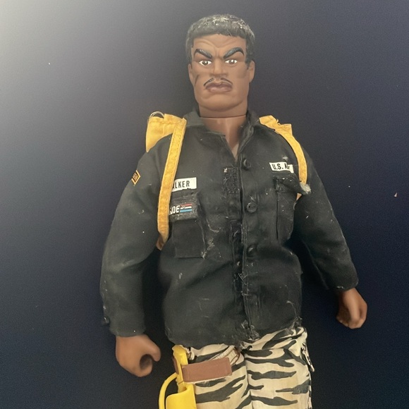 Hasbro 1992 G I Joe Hall Of Fame Stalker Figure Doll Flocked Hair 12"/30cm ASIS - Picture 2 of 5